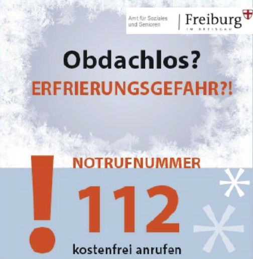Erfrierungsschutz der Wohnungsnotfallhilfe